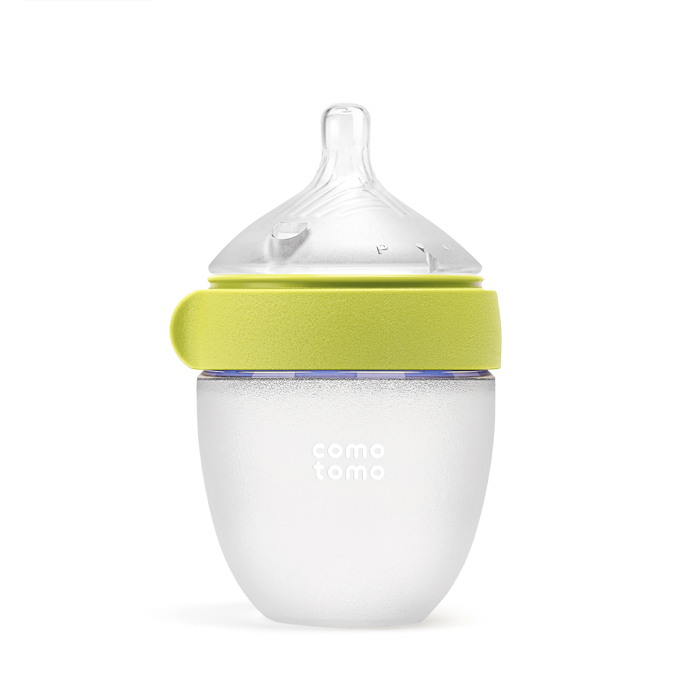 Comotomo baby bottle with wide-mouth silicone nipple