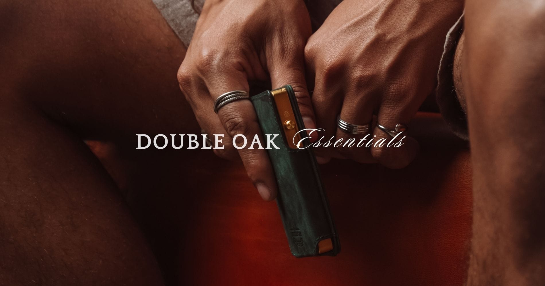 Double Oak Essentials leather goods