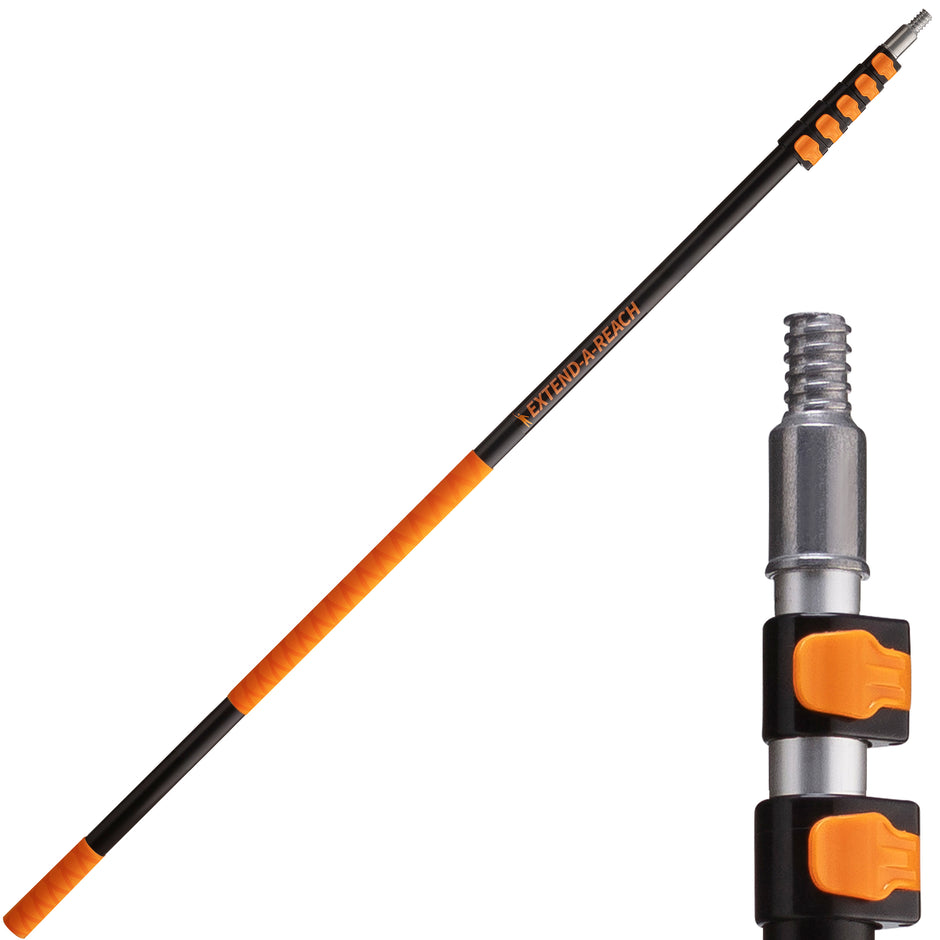 Extend-A-Reach telescoping extension pole in use