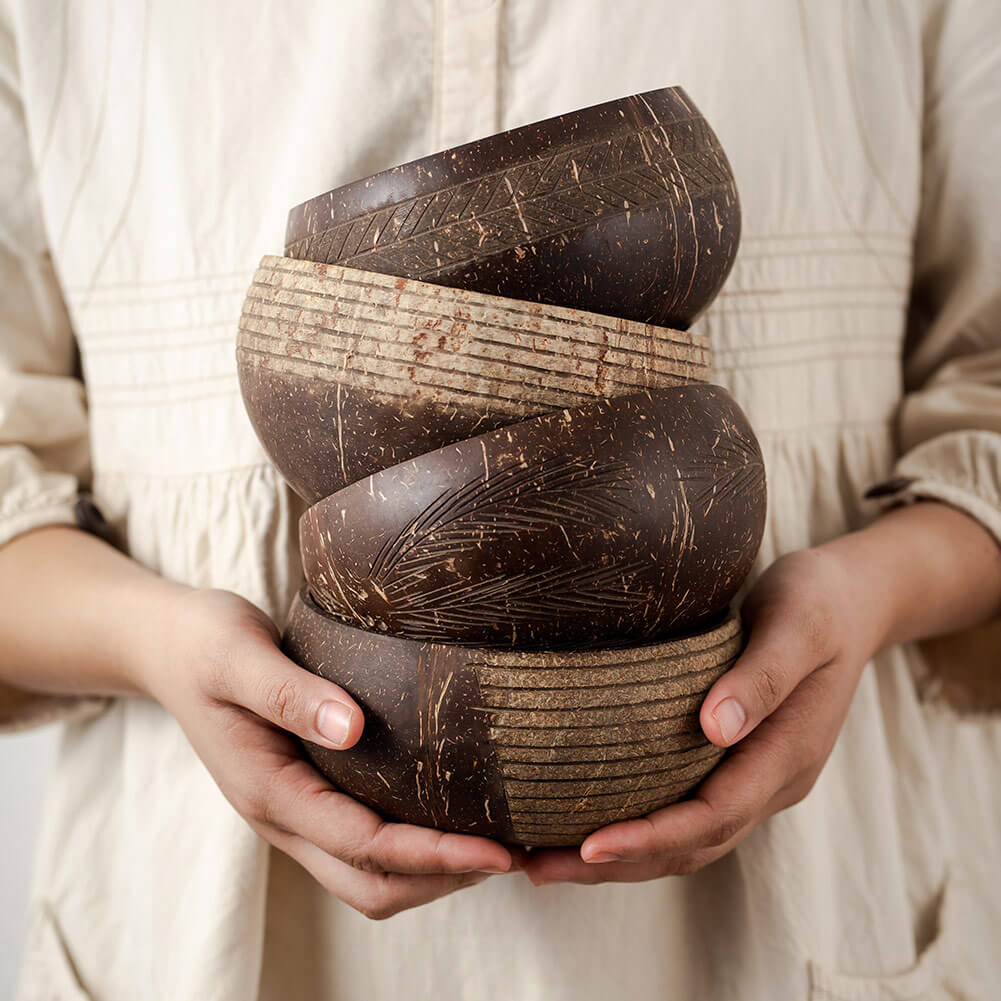 Jungle Culture coconut shell bowls