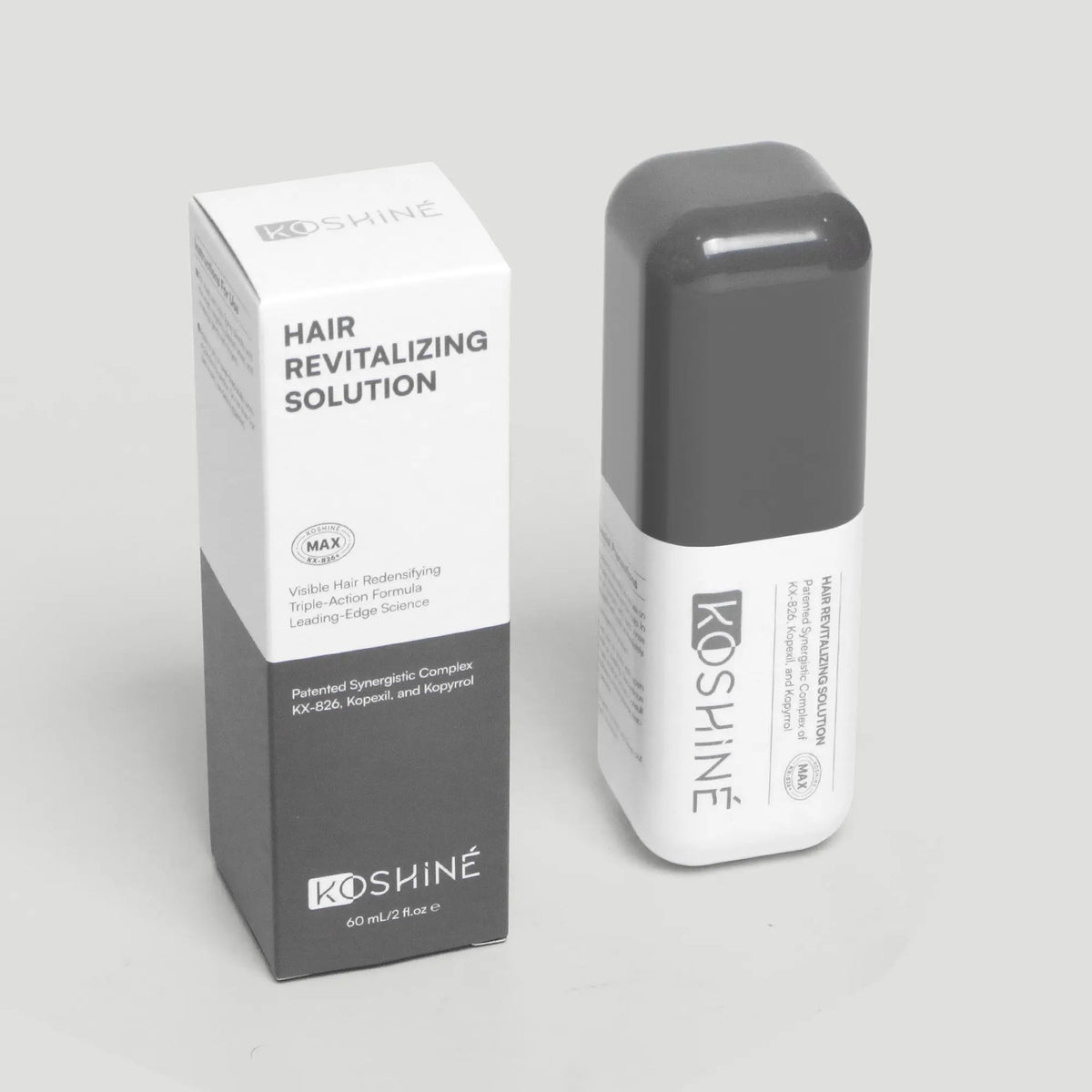 Koshine KX-826 Hair Revitalizing Solution box and bottle