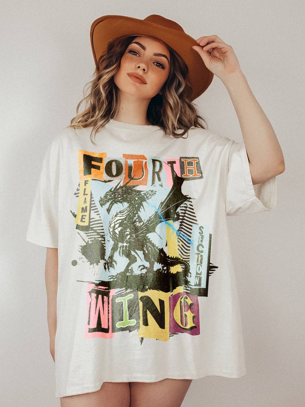 Fourth Wing licensed fandom design from The Library Closet
