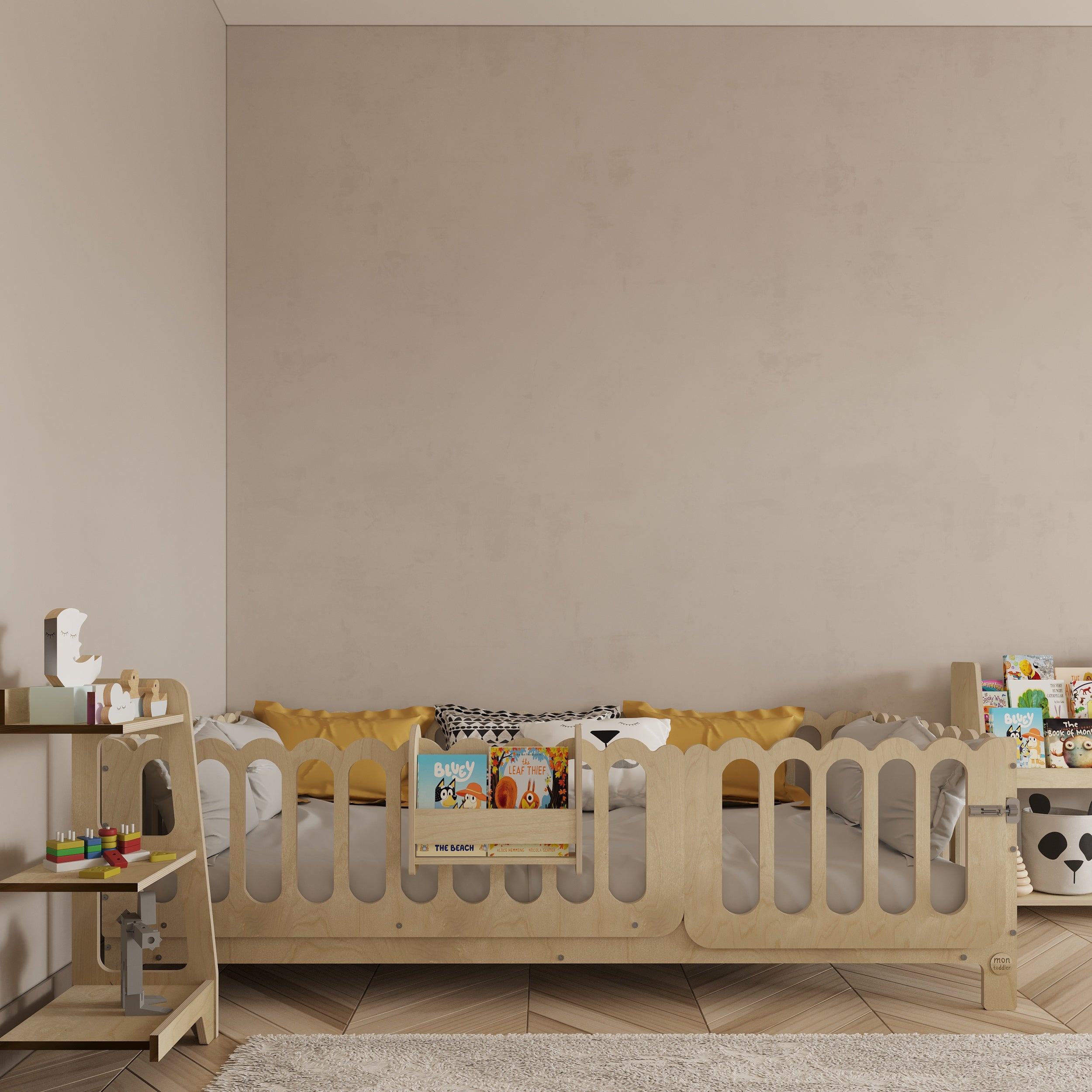 Montoddler Montessori bed with legs