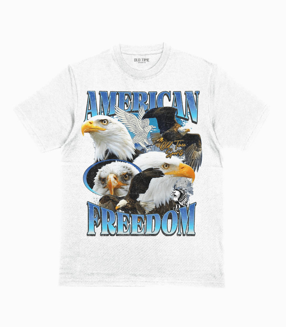 Old Time Sports American Freedom vintage graphic tee