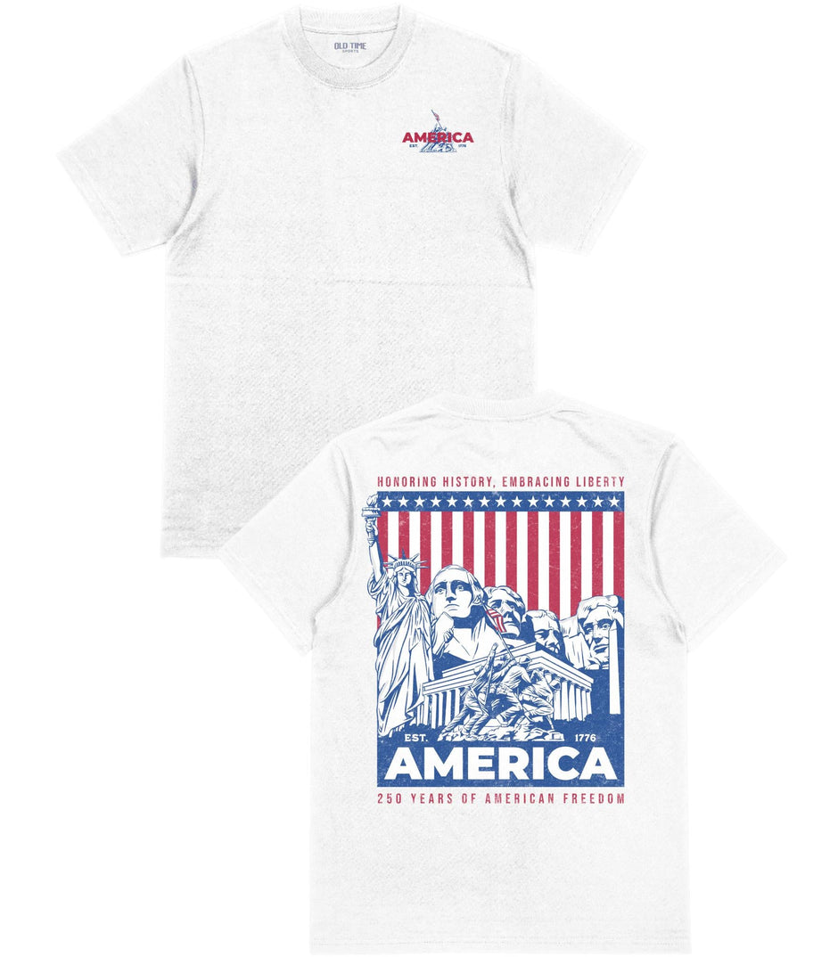 Old Time Sports Embracing Liberty vintage graphic tee