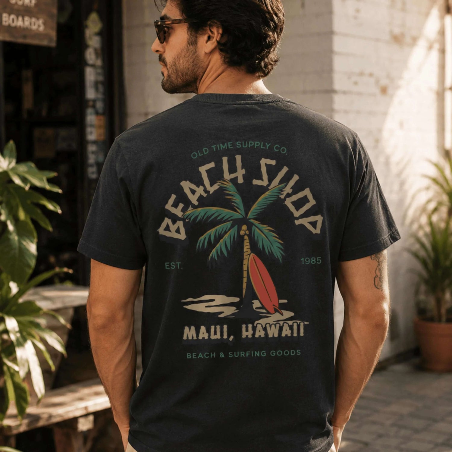 Old Time Sports vintage-style graphic t-shirt