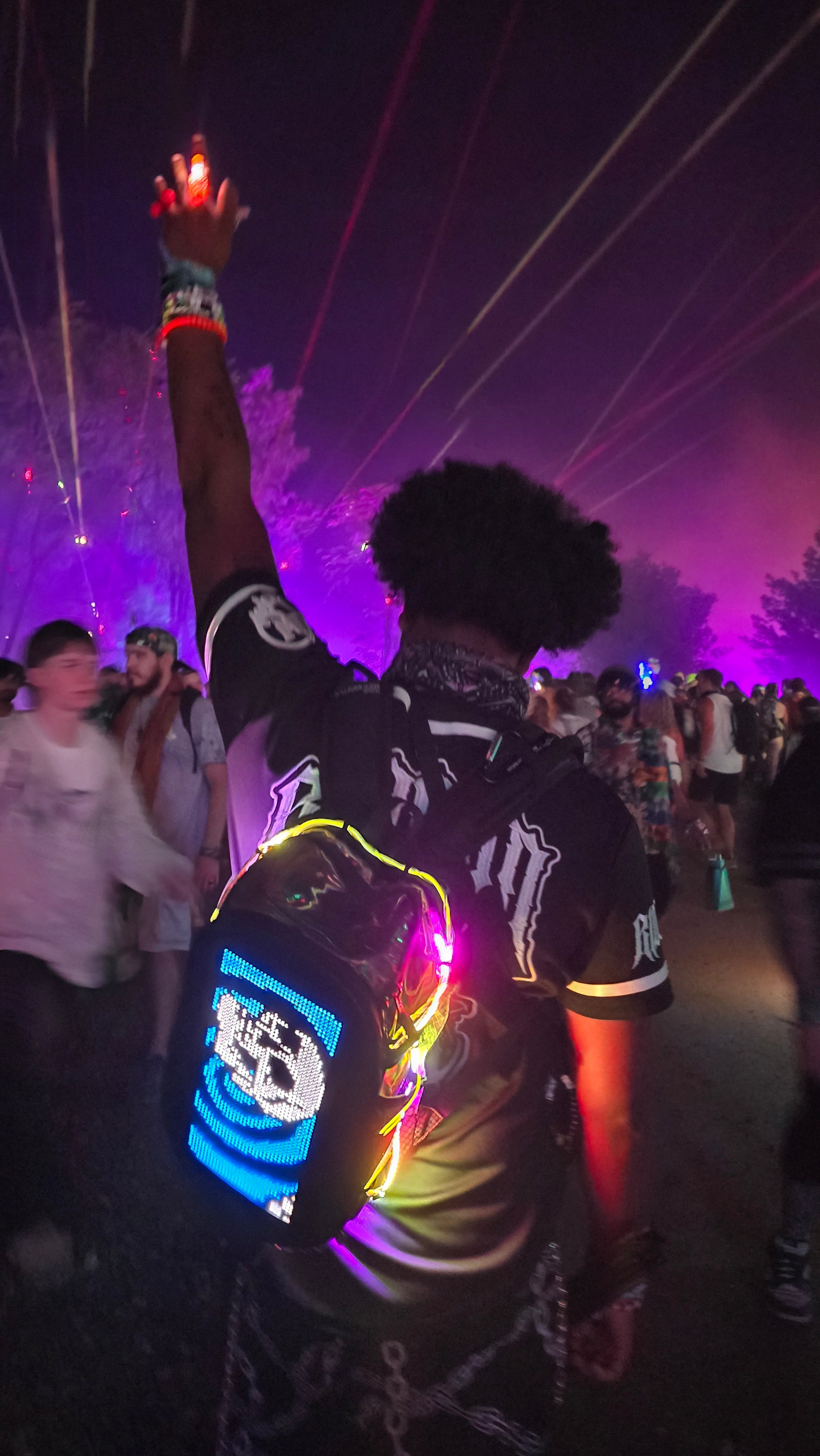 RaveBeetle anti-theft hydration backpack