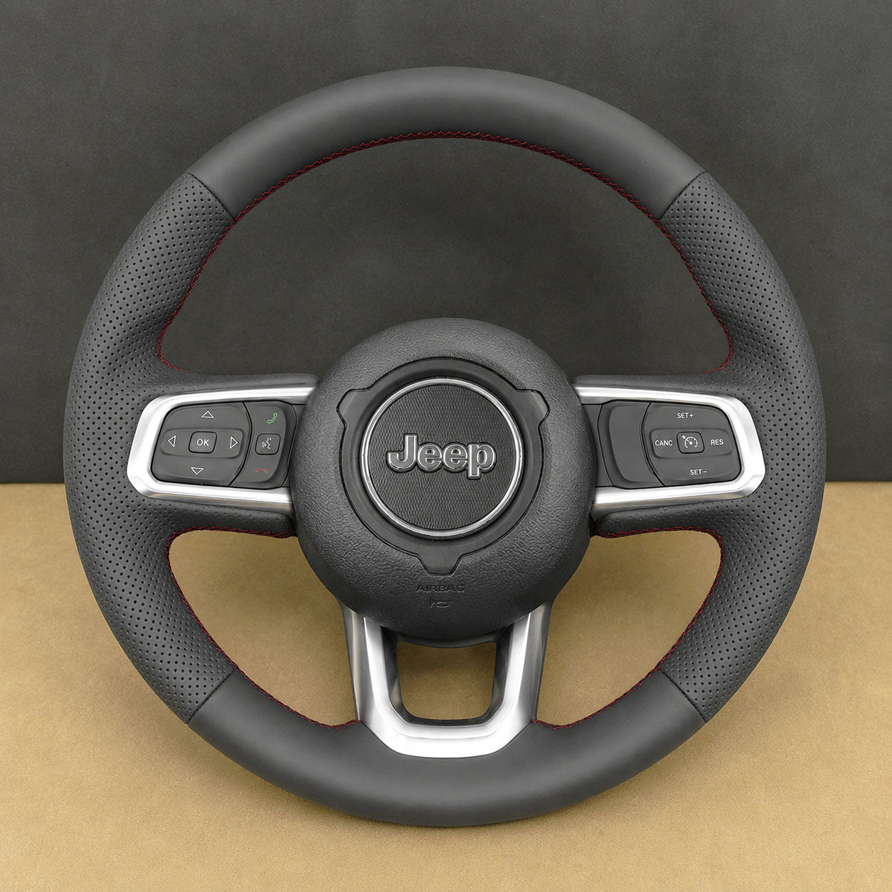 Stitching Cover custom steering wheel cover