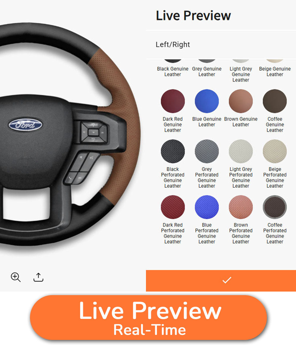 Stitching Cover Live Preview design tool